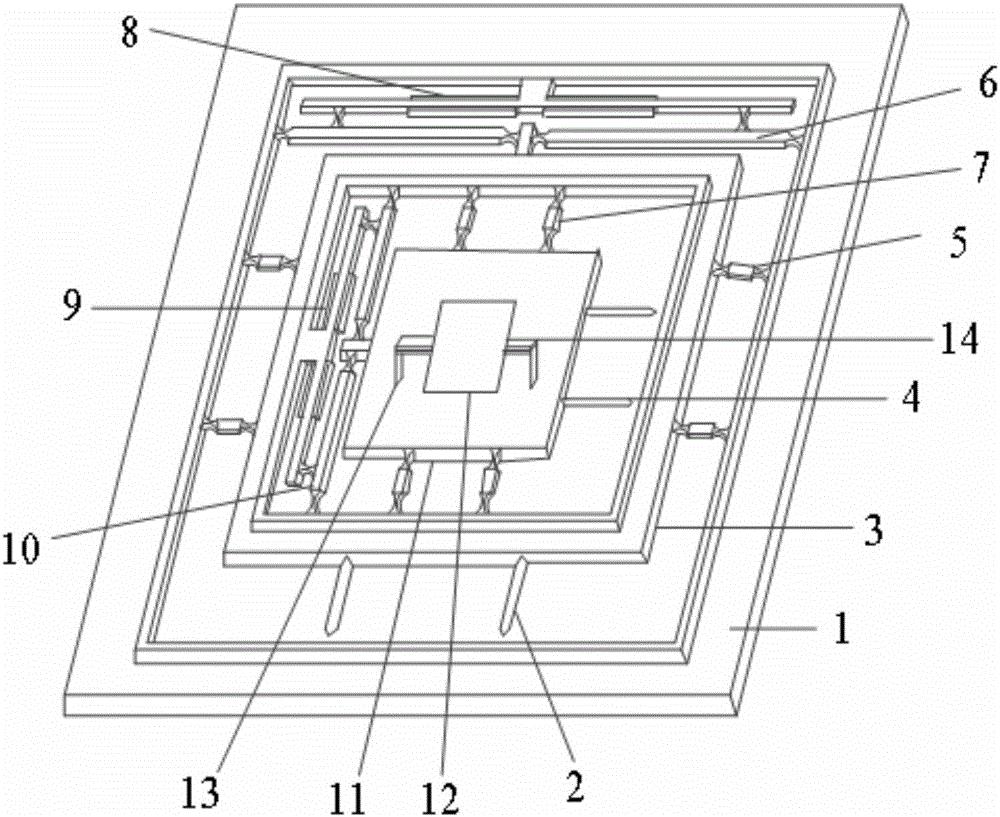 Three-dimensional piezoelectric-driving micromirror adjusting device