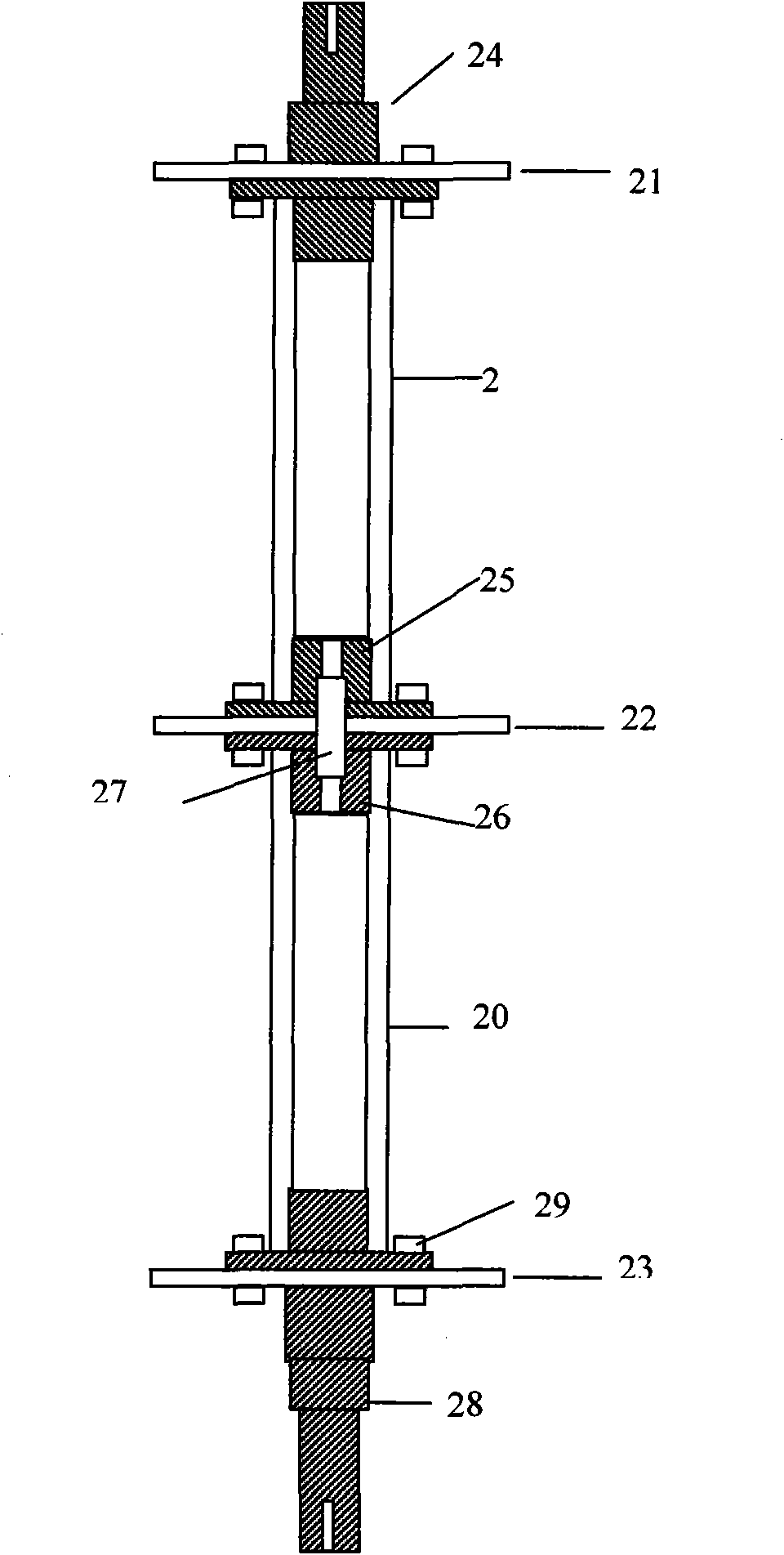 Wind collecting vertical type wind power generating system