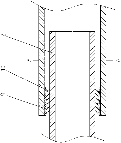 Installation device and method of use of a subway vehicle wall panel