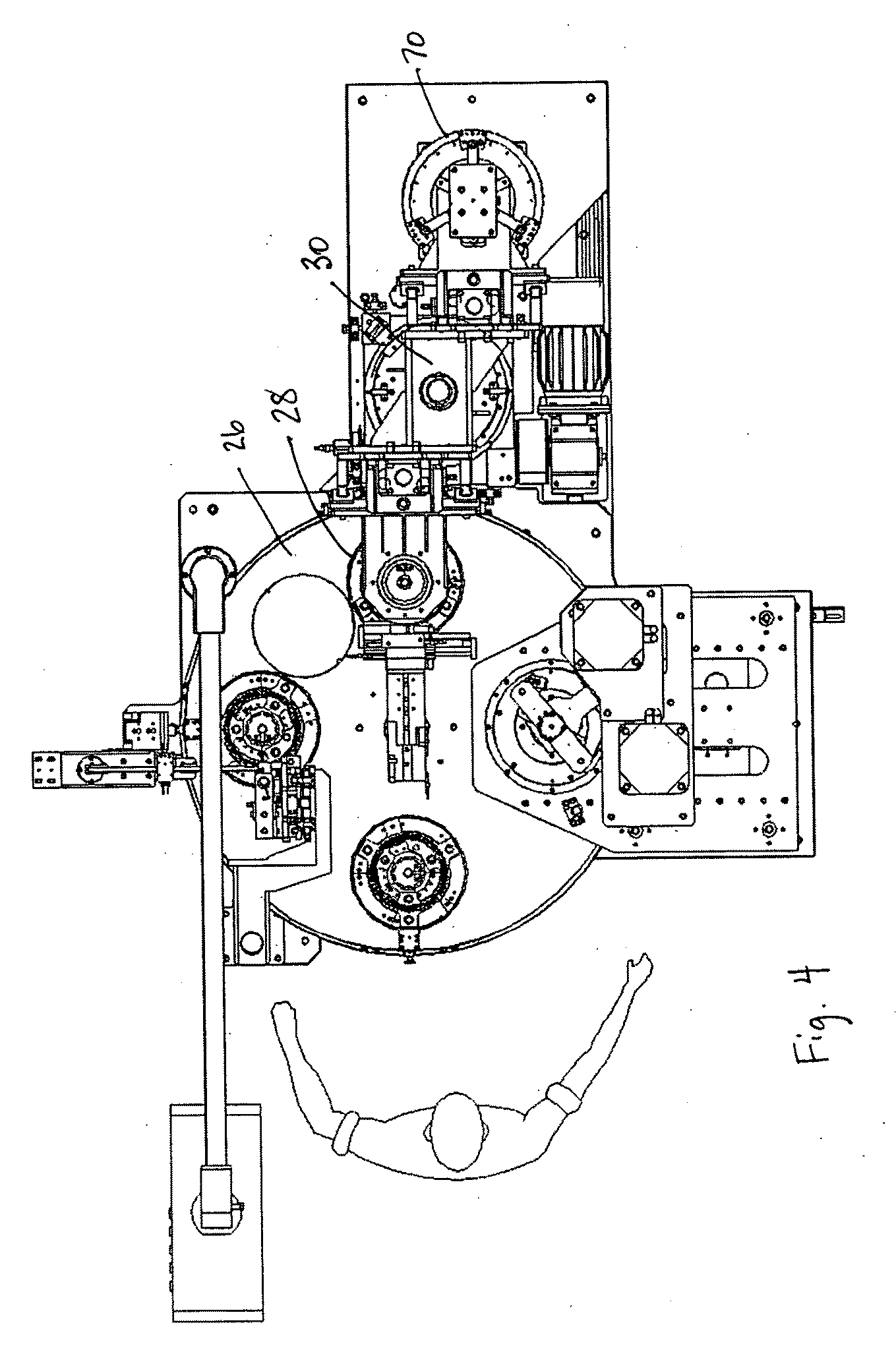Method and apparatus for removing winding conductors from a twisting machine and placing them in a rotor or stator stack