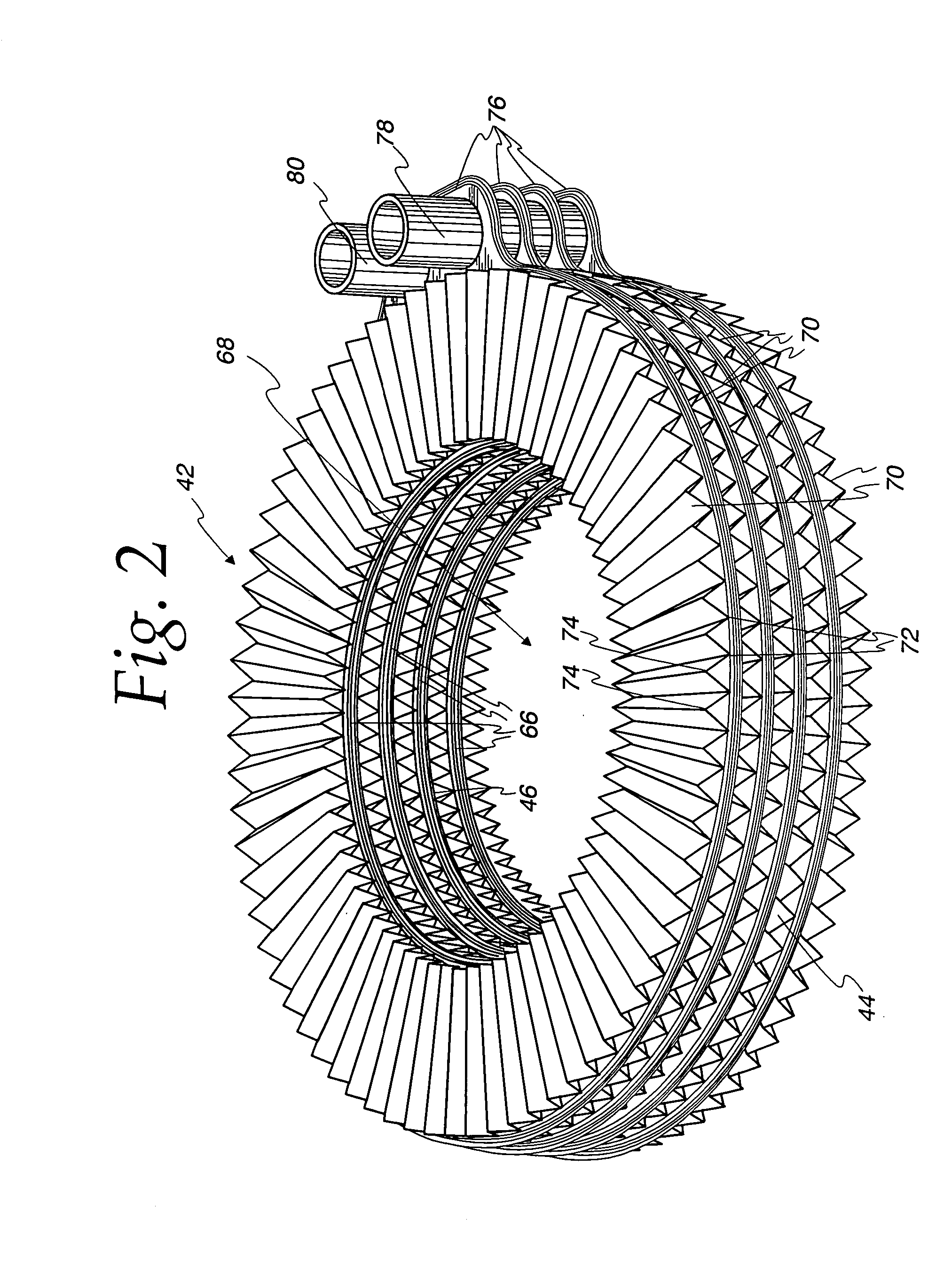 Formed disk plate heat exchanger