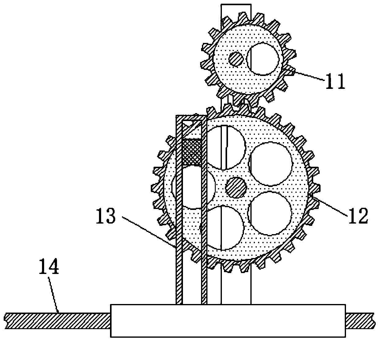 Spinning winding device capable of achieving quantitative winding and uniform winding based on reciprocating motion