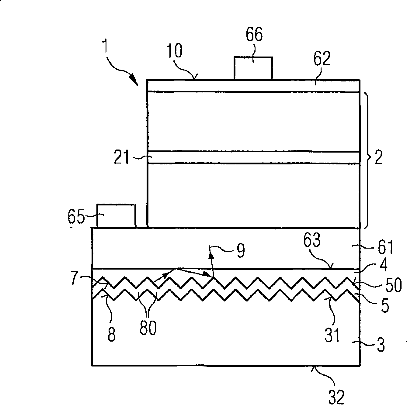 Semiconductor chip and method for producing a semiconductor chip