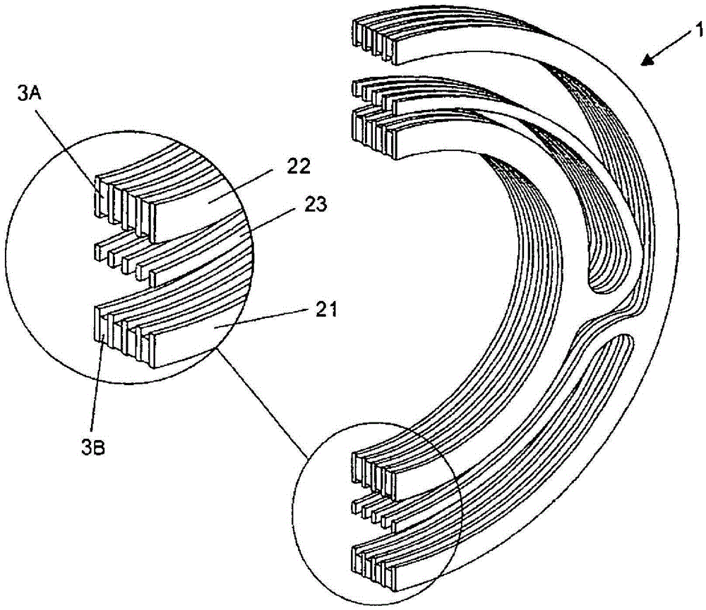 Reciprocating compressor provided with leaf spring