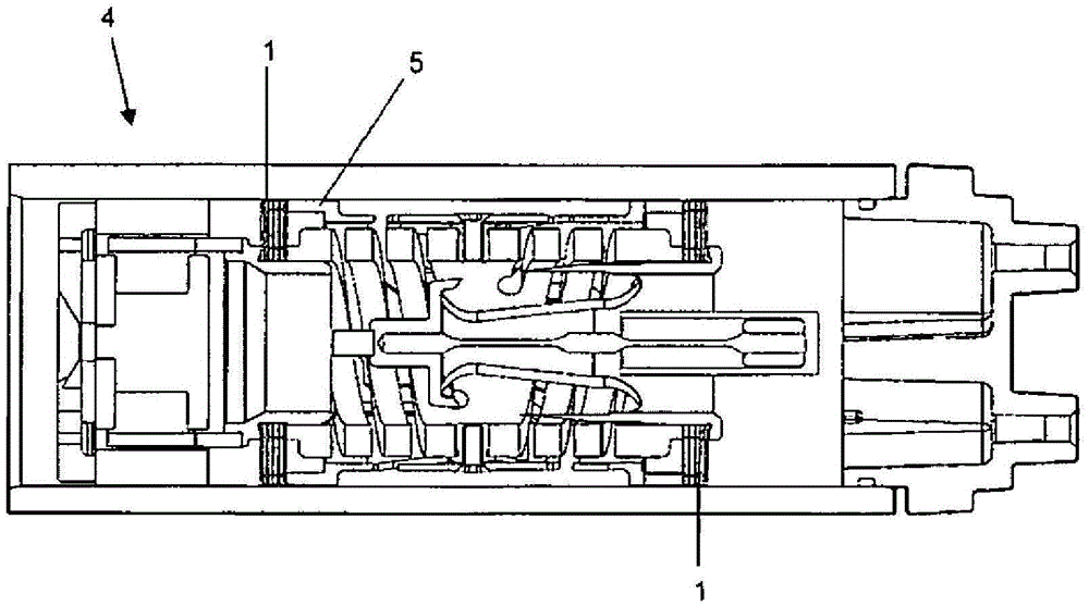 Reciprocating compressor provided with leaf spring