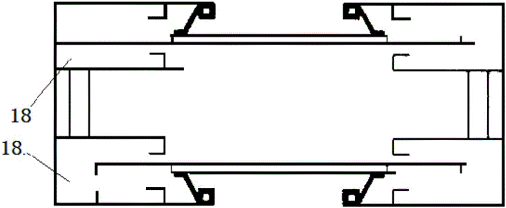 A double curtain automatic fire shutter