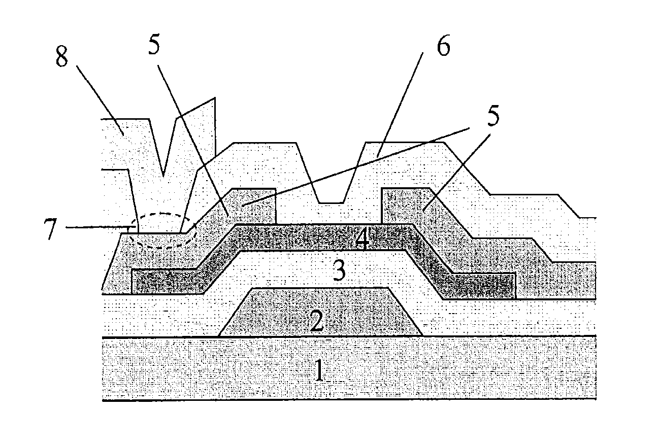 Oxide for semiconductor layer of thin-film transistor, sputtering target, and thin-film transistor