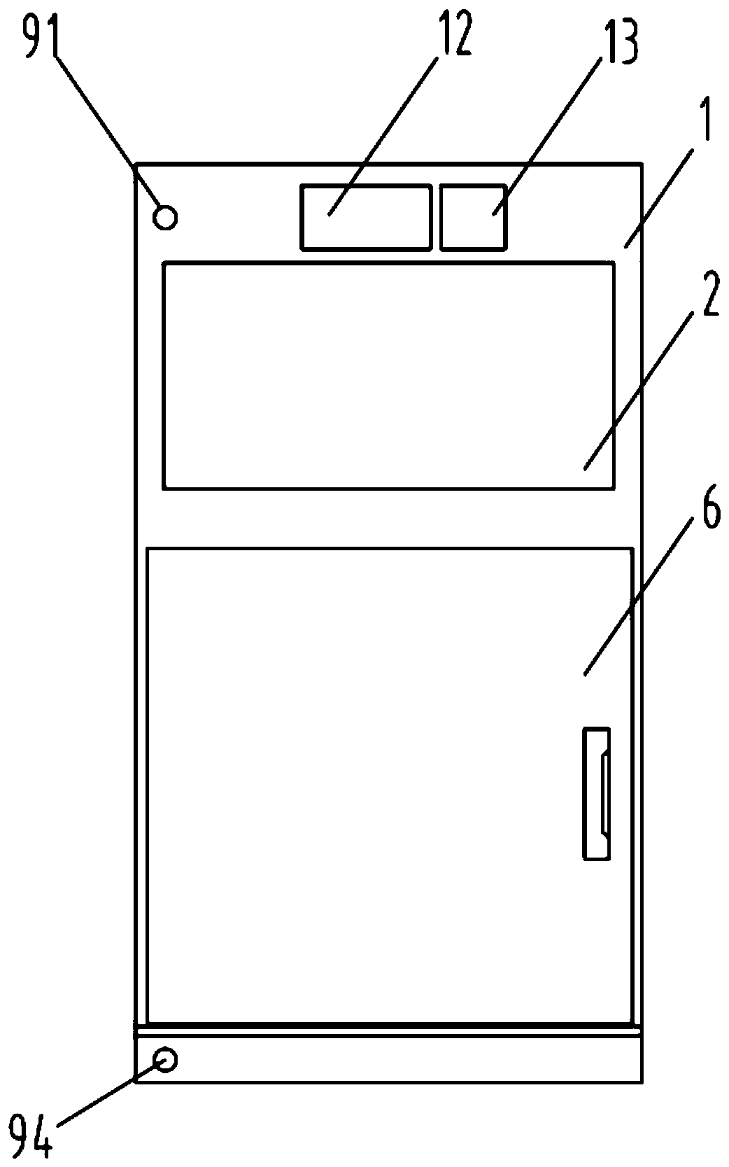 Intelligent garbage putting box with bag breaking function and use method