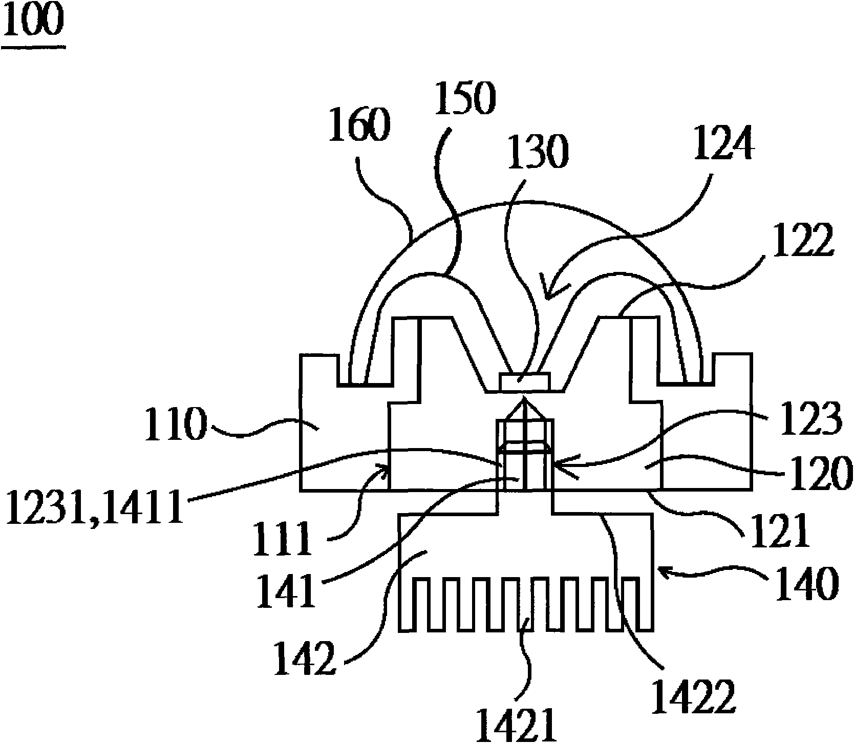 Backlight module and luminous source encapsulation structure thereof