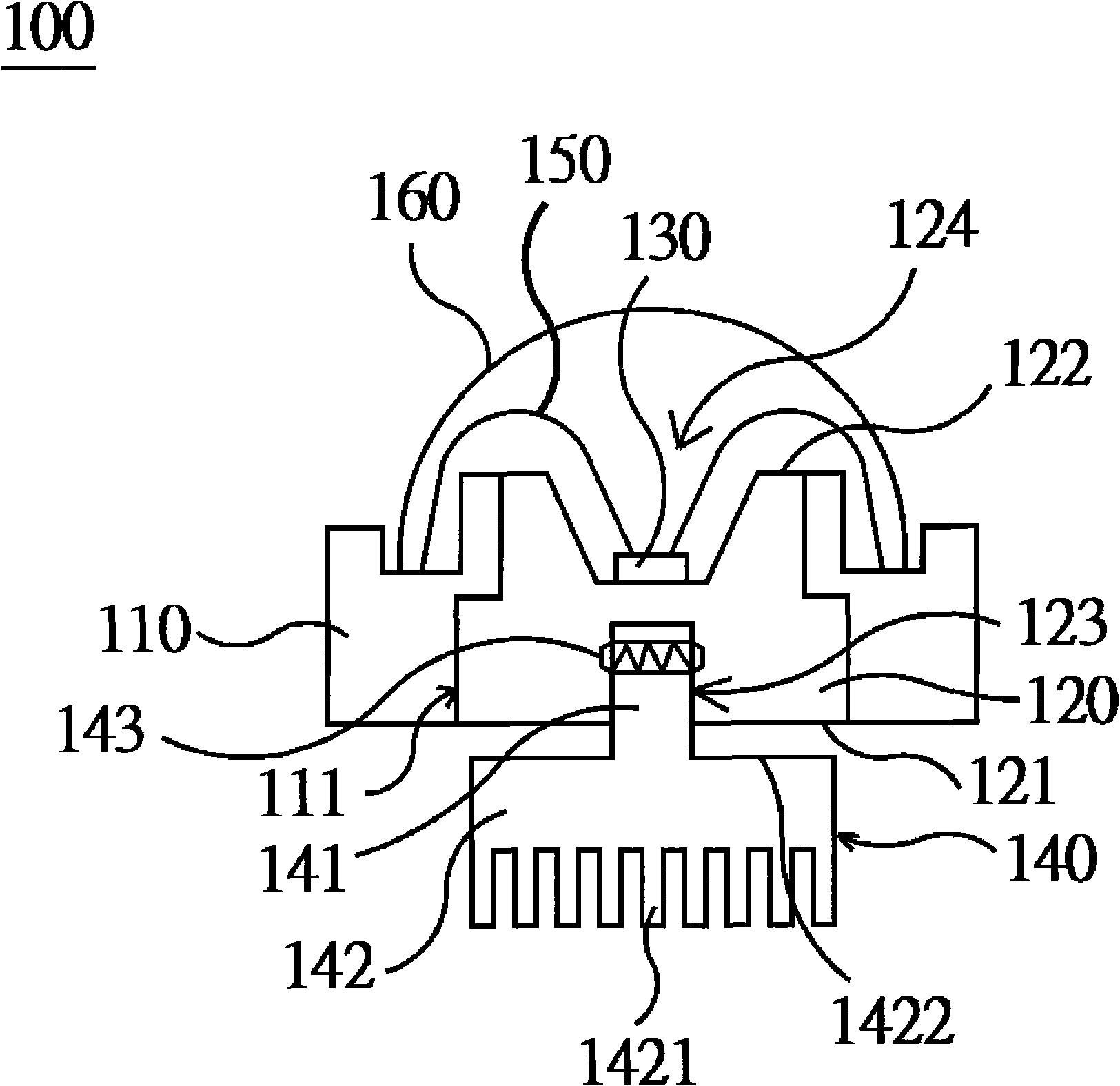 Backlight module and luminous source encapsulation structure thereof