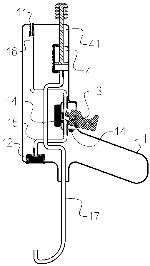 Toy water gun with two-port water storage tank