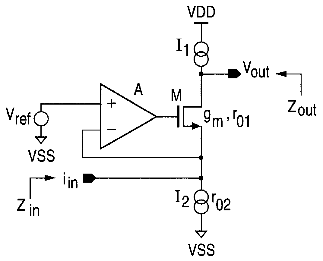 Low voltage class AB amplifier with gain boosting