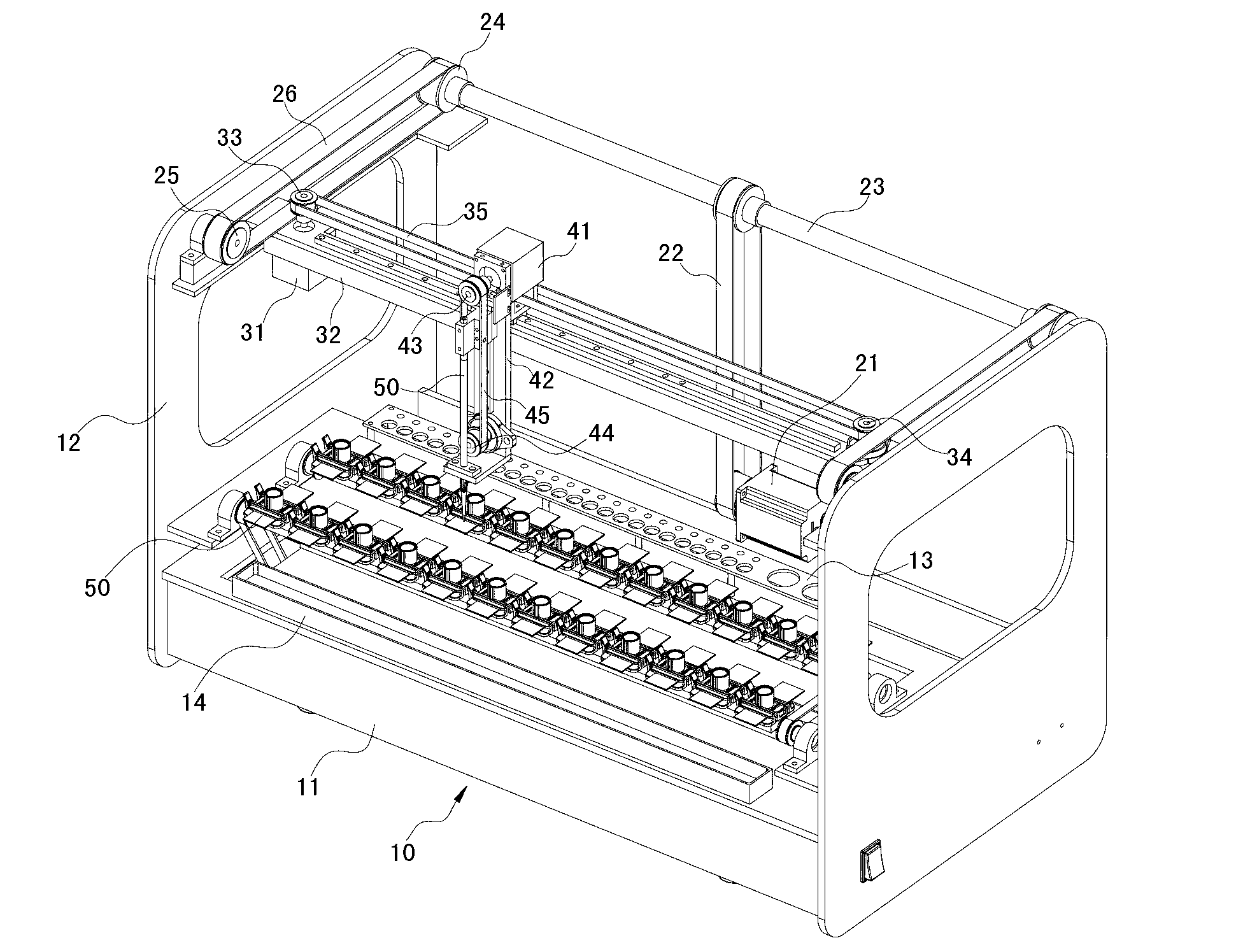 Tissue slice and cell smear sample treating device