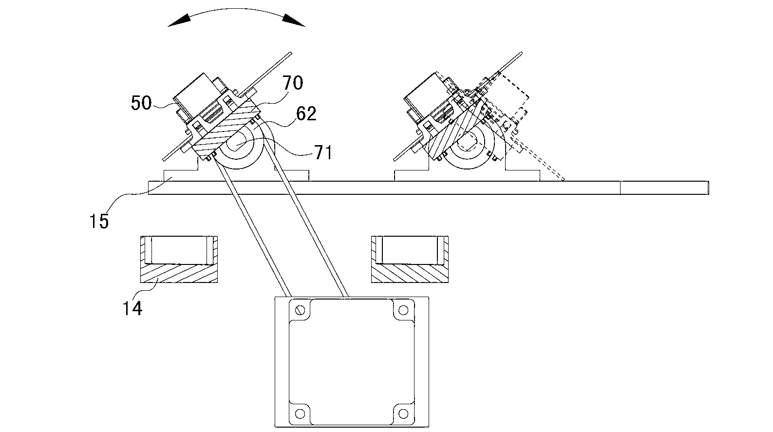 Tissue slice and cell smear sample treating device