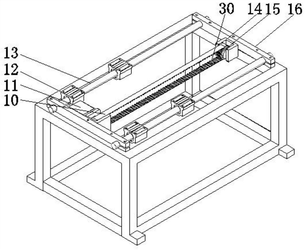 Cutting and polishing device and method for positive grid of lead storage battery