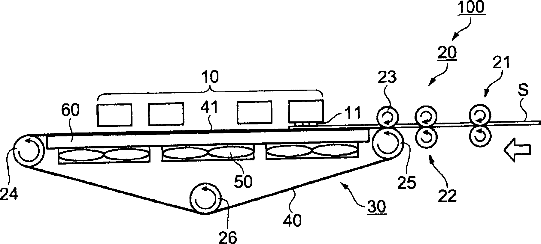Sheet adsorption device, transport device, and image forming apparatus