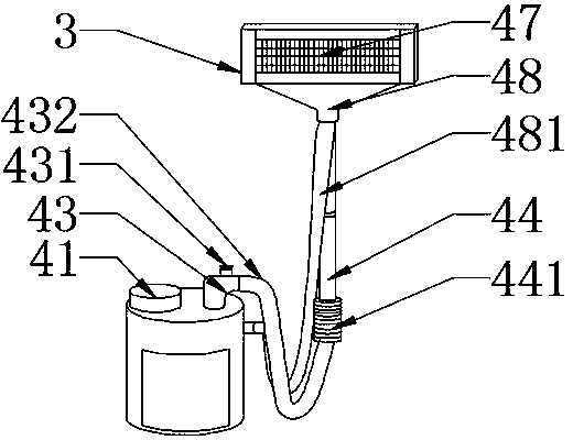 Domestic long-pole window-cleaning apparatus