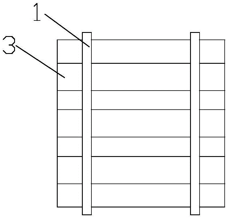 Structure for fixing stainless steel tubes in waste gas treatment tube