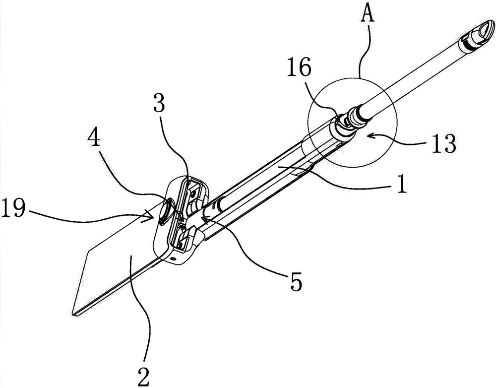 Self-squeezing mop