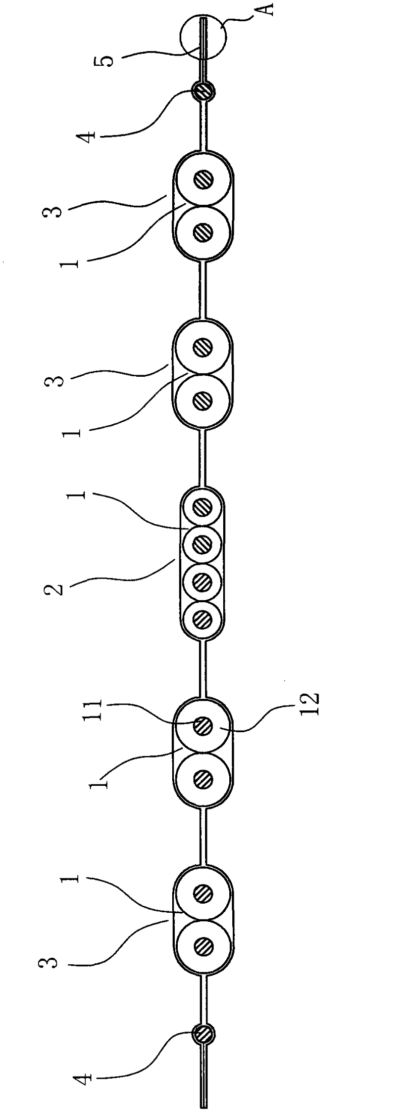 Manufacturing method of ultra-high speed transmission data line and ultra-high speed transmission data line