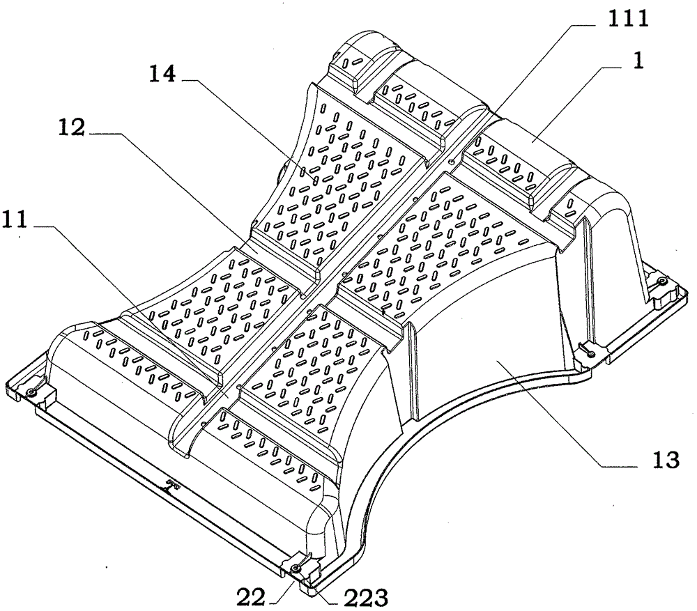 Rooftop photovoltaic power station mounting frame