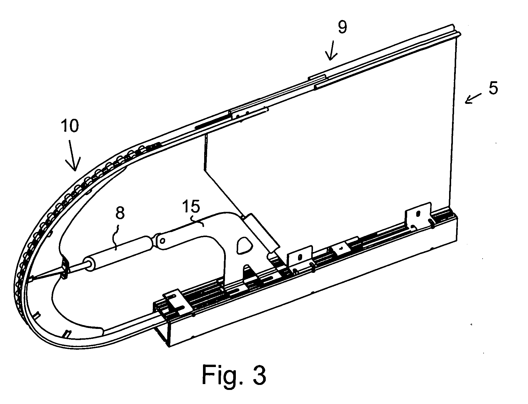 Handrail for a travelator, escalator or moving ramp and methods for mounting a handrail belt on a handrail and removing from a handrail