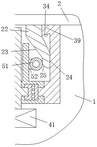 An improved outdoor power distribution cabinet installation locking device