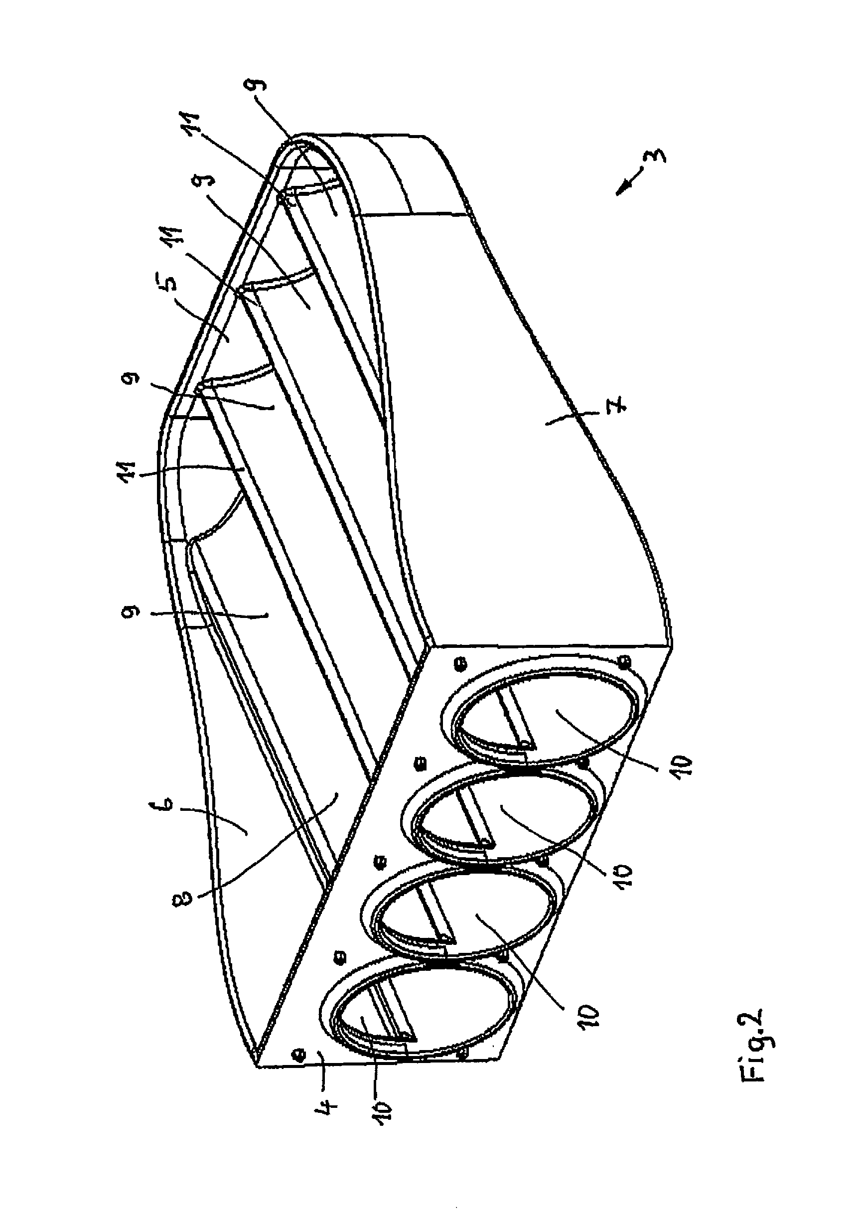 Device for taking back empty containers, in particular plastic bottles and metal cans
