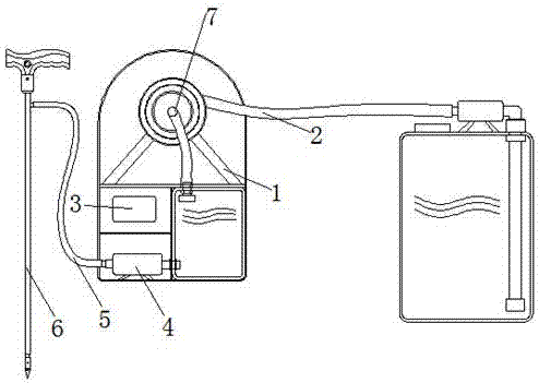 Bearing type liquid delivering device capable of increasing liquid drainage precision