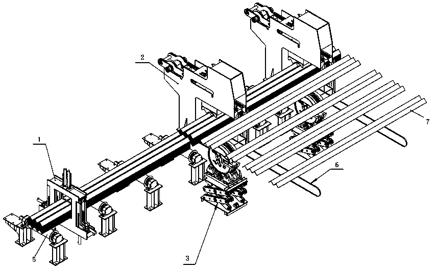 Angle steel collecting system and collecting method thereof