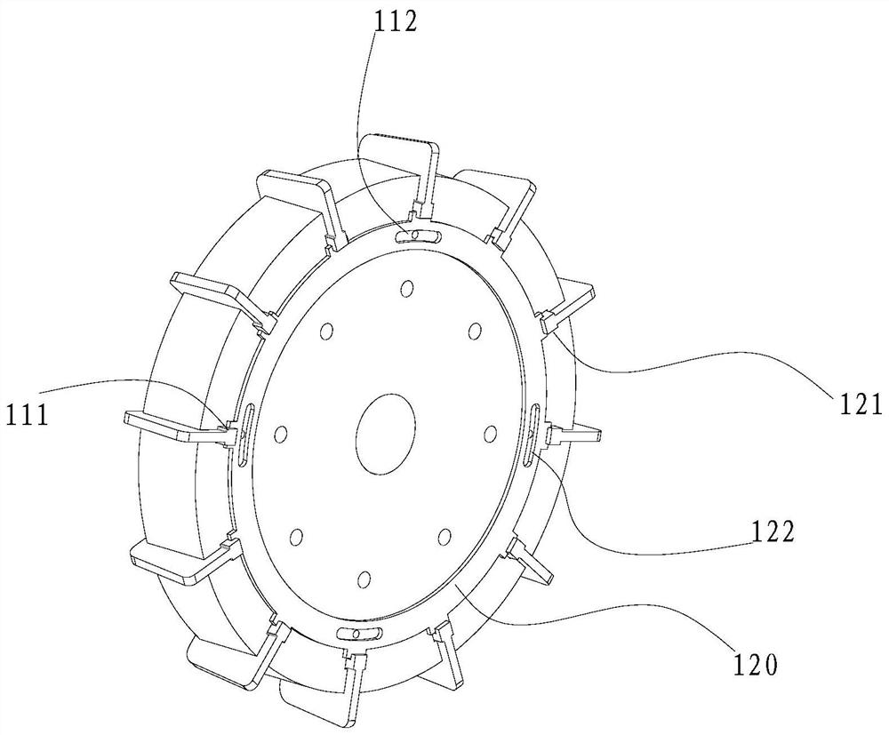 A kind of rotary reamer and device for cleaning iron-making blast furnace tuyere slag iron