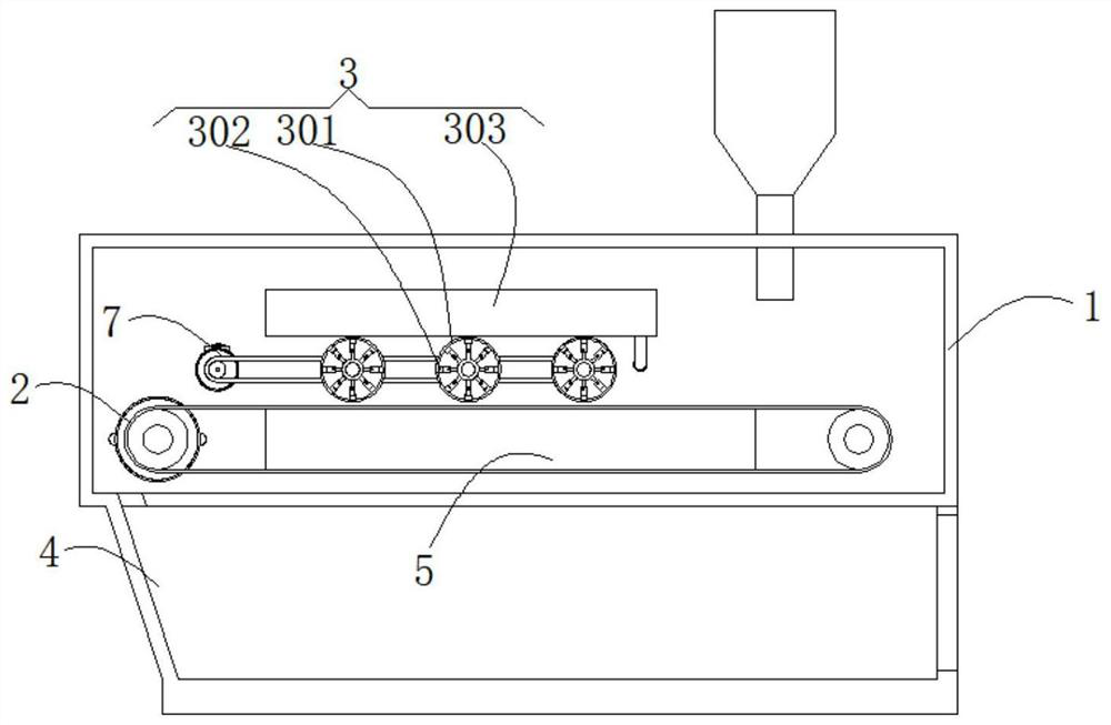 A sludge dewatering machine and its sludge drying mechanism