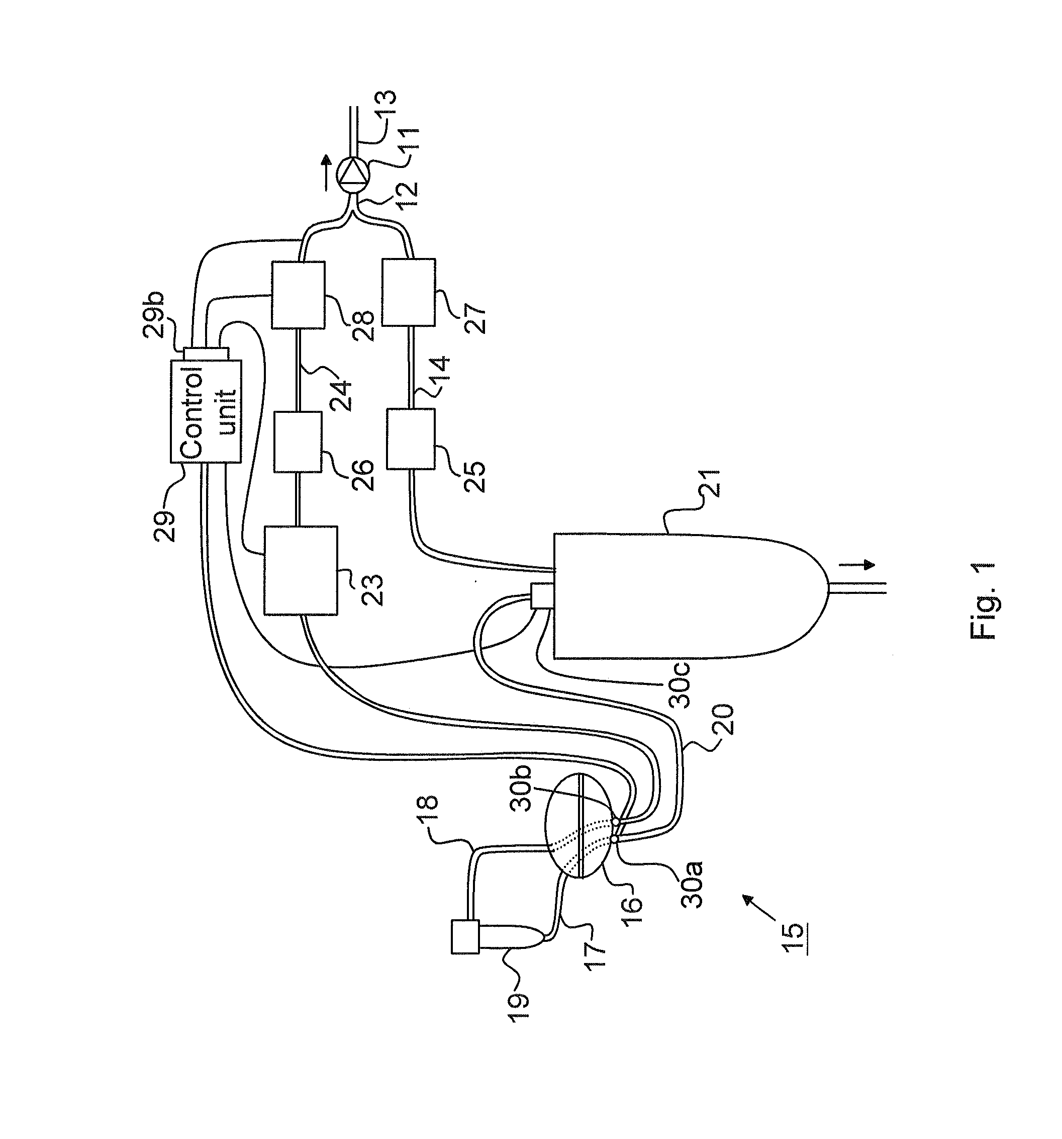 Method and arrangement for controlling the milking by a milking machine