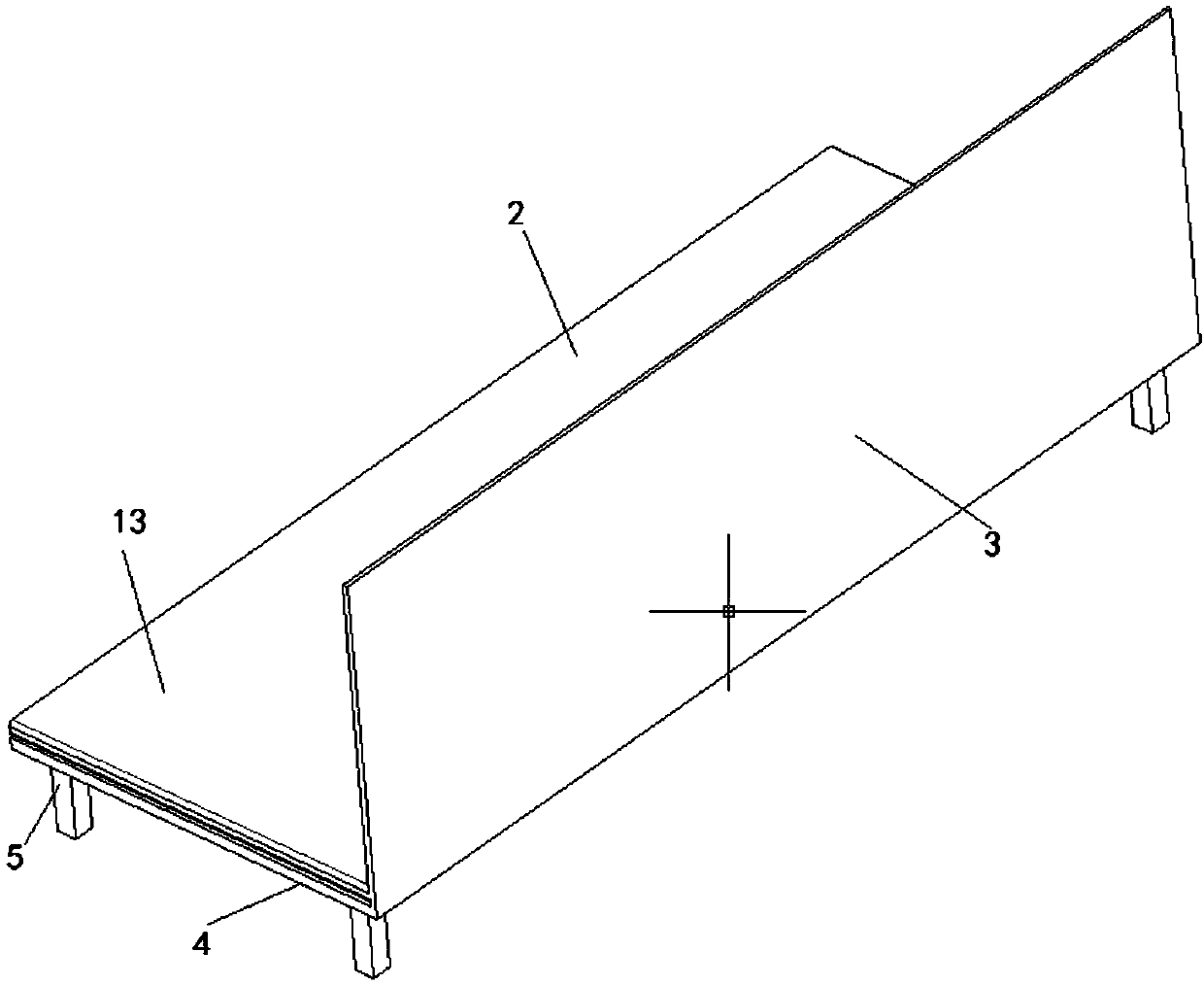 Combined table and chair