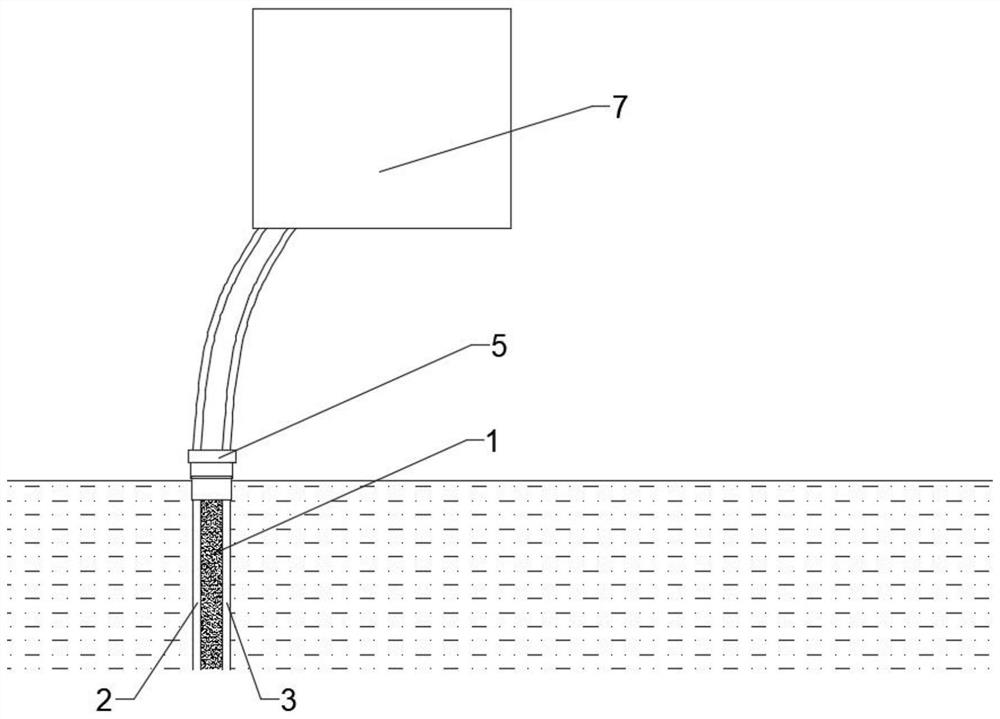 Large-span concrete beam multi-point continuous measurement device and measurement method