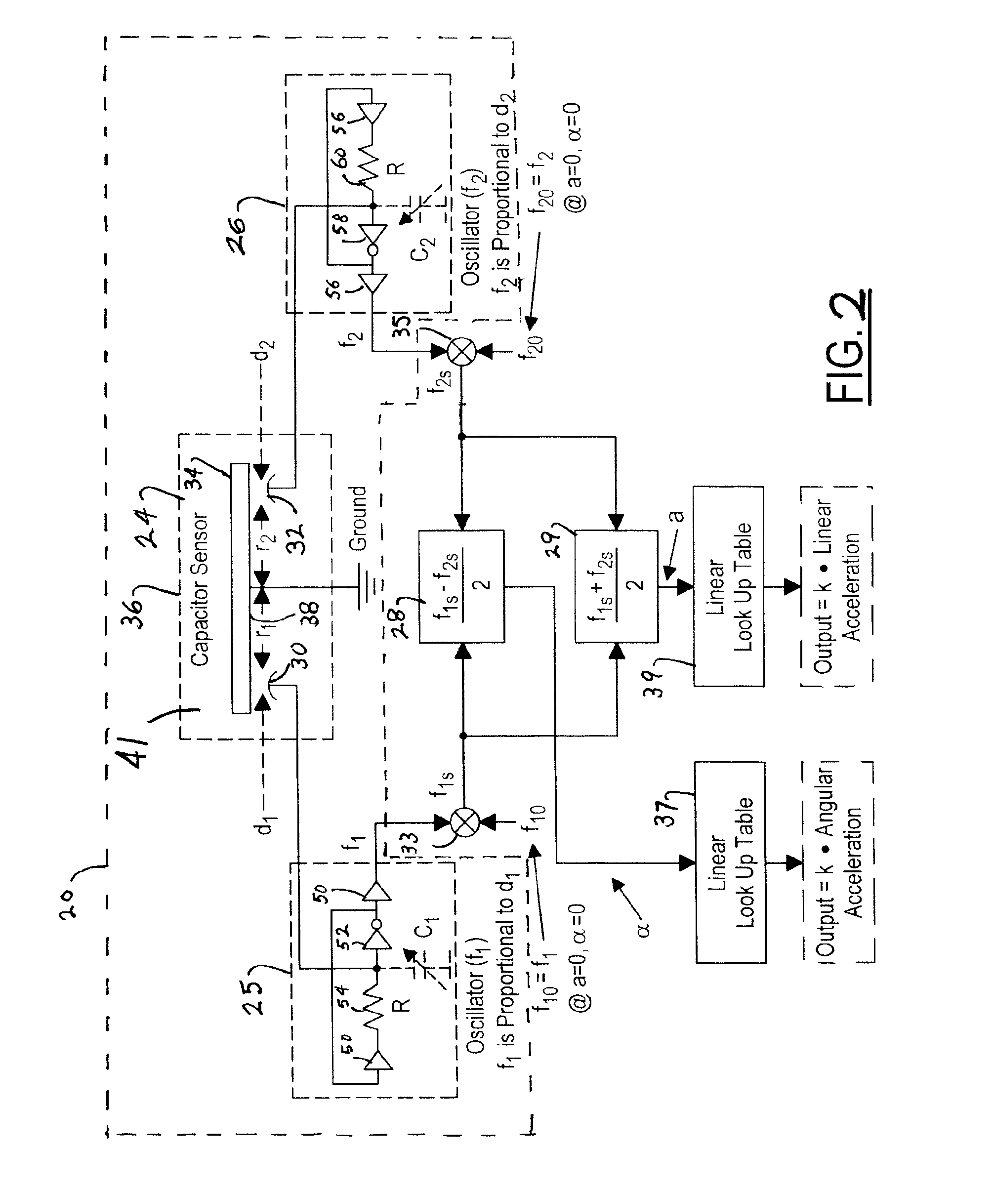 Angular and linear flexure plate accelerometer