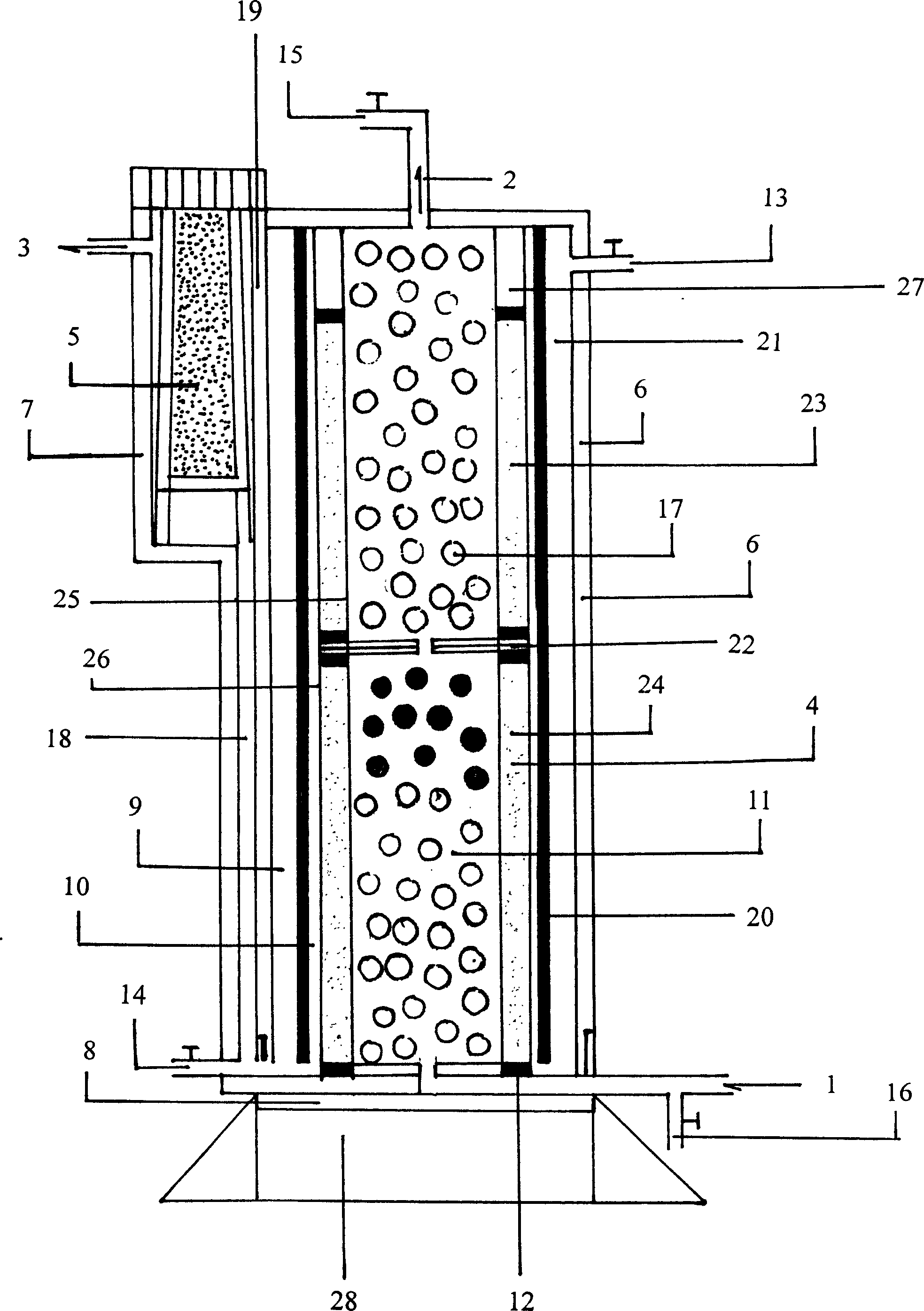 Automatic rolling water purifying, oxygenating and distributing machine