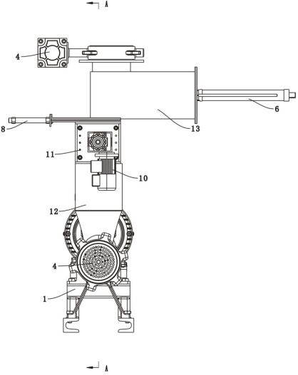 Meat mincer for meat production and processing with external disinfection function and operation method of meat mincer
