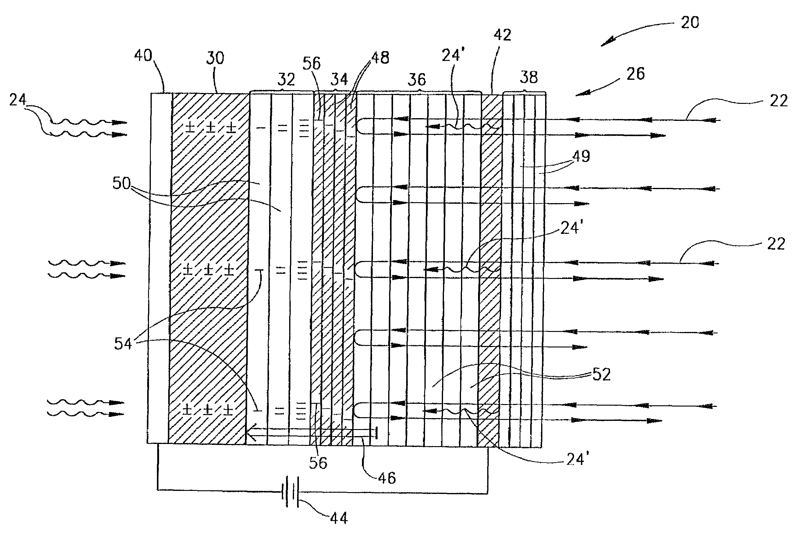 Solid state image wavelength converter