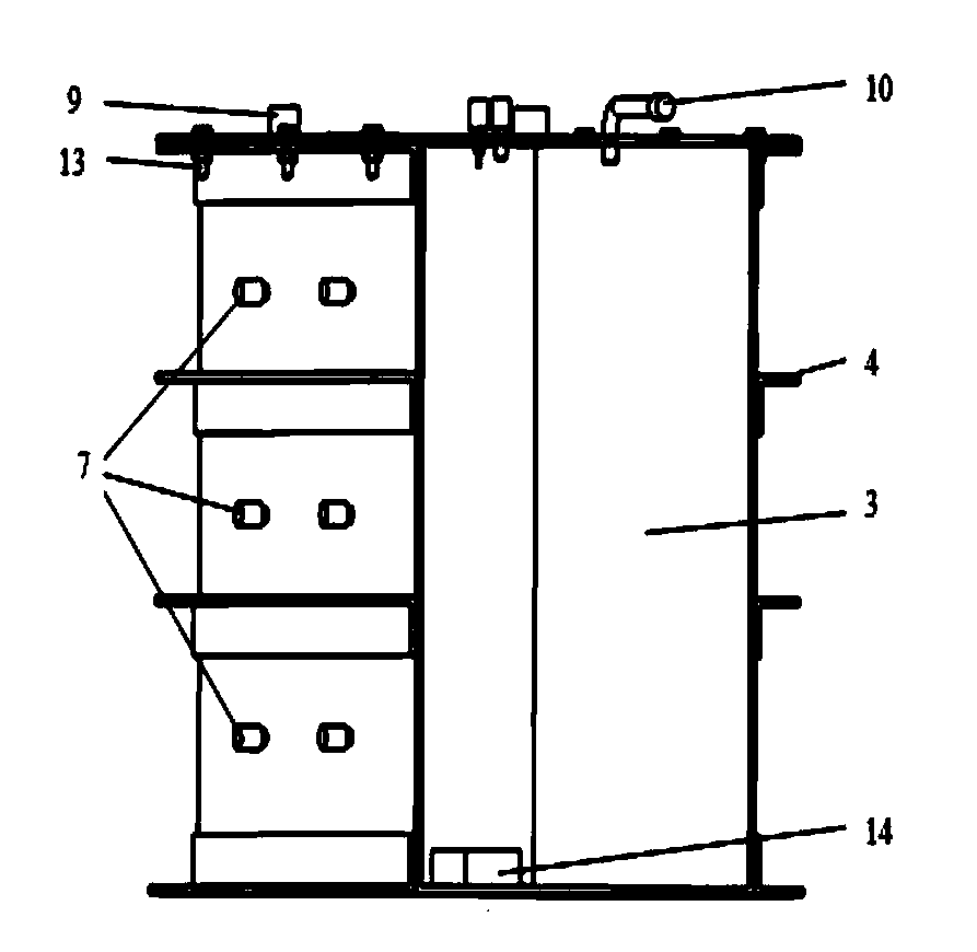 Ignition experimental device and ignition experimental method of airplane fuel tank