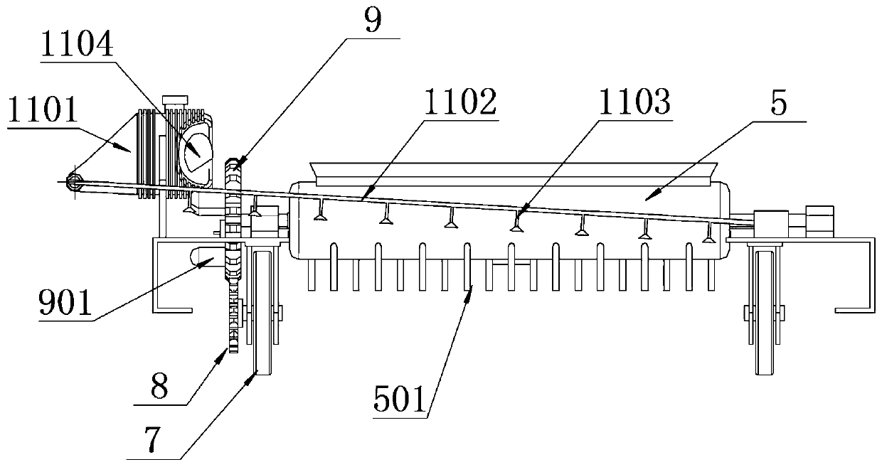 Split-type disease and insect pest pesticide liquid spraying device based on corn planting