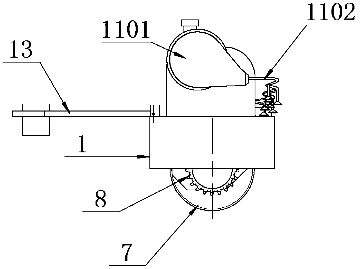 Split-type disease and insect pest pesticide liquid spraying device based on corn planting