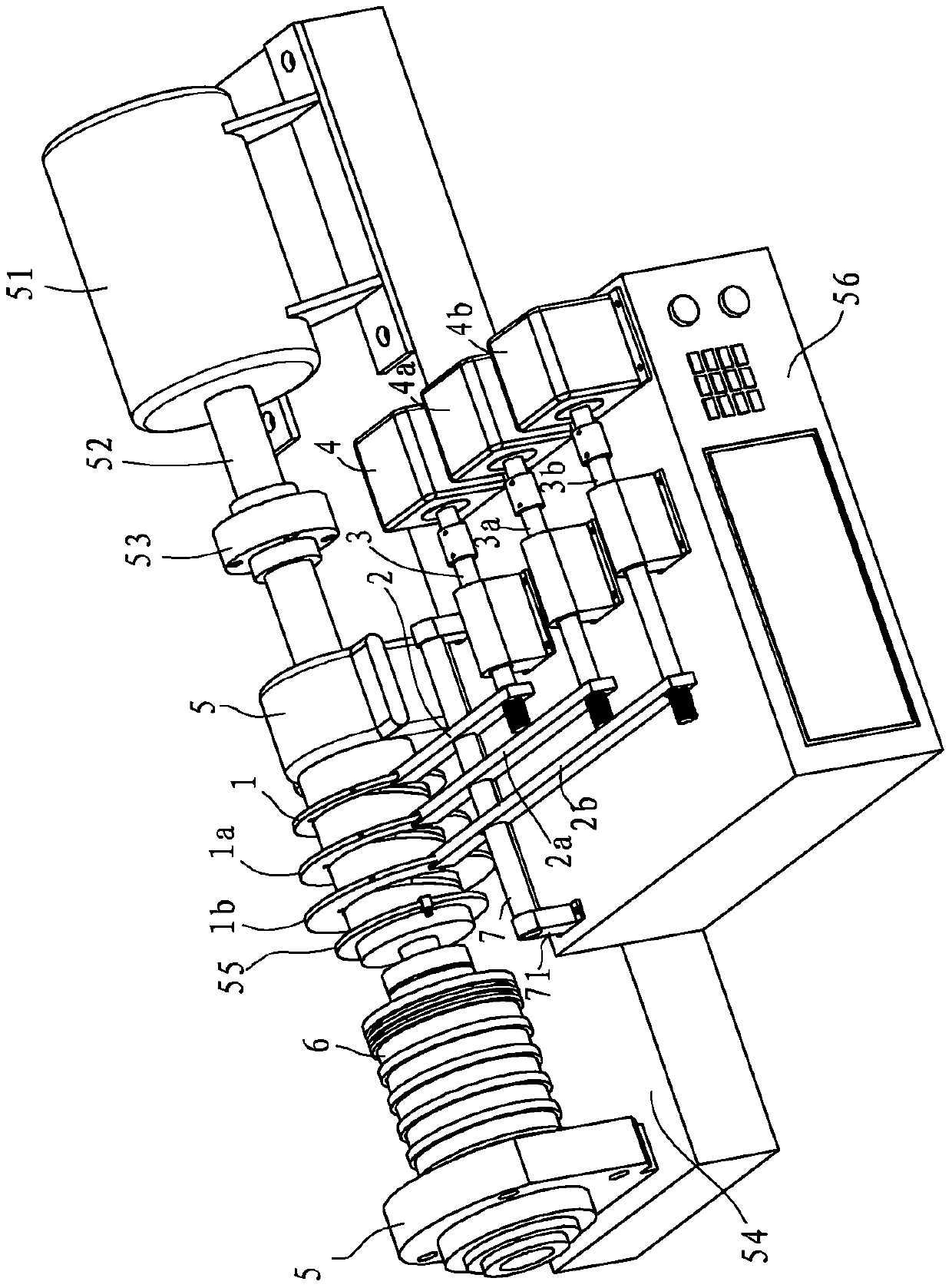 High-speed spindle device with automatic balancing mechanism