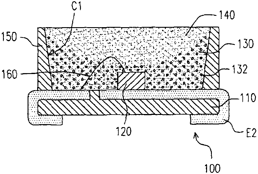 Light-emitting diode packaging structure and manufacture method thereof