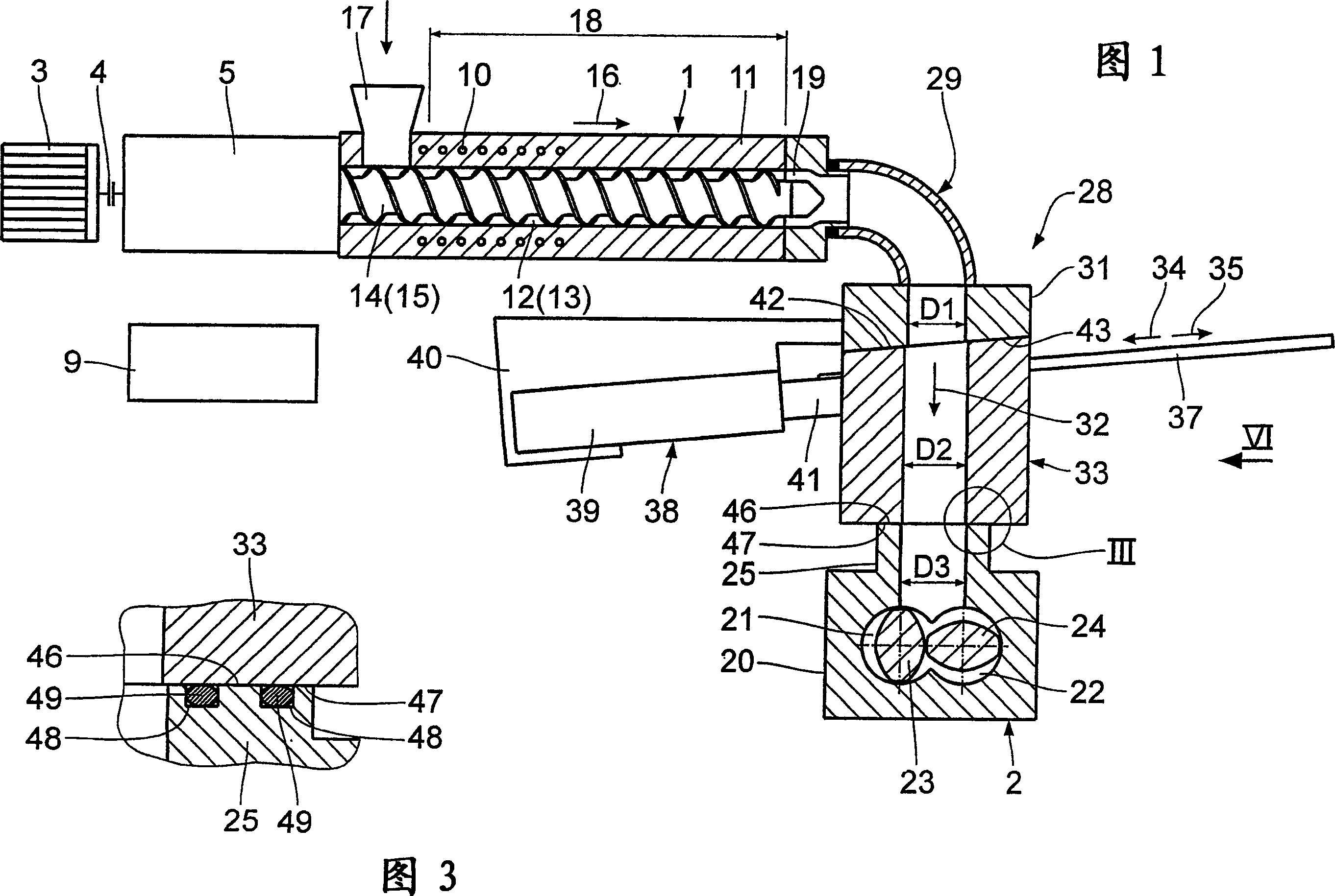 Plant for the preparation of materials