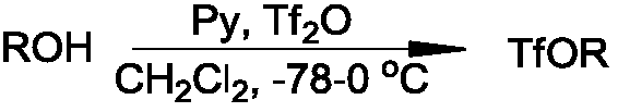 The synthetic method of triflate