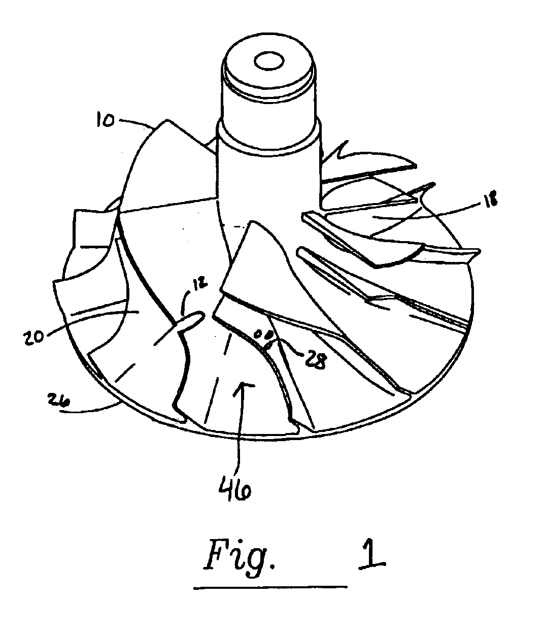 Centrifugal compressor wheel