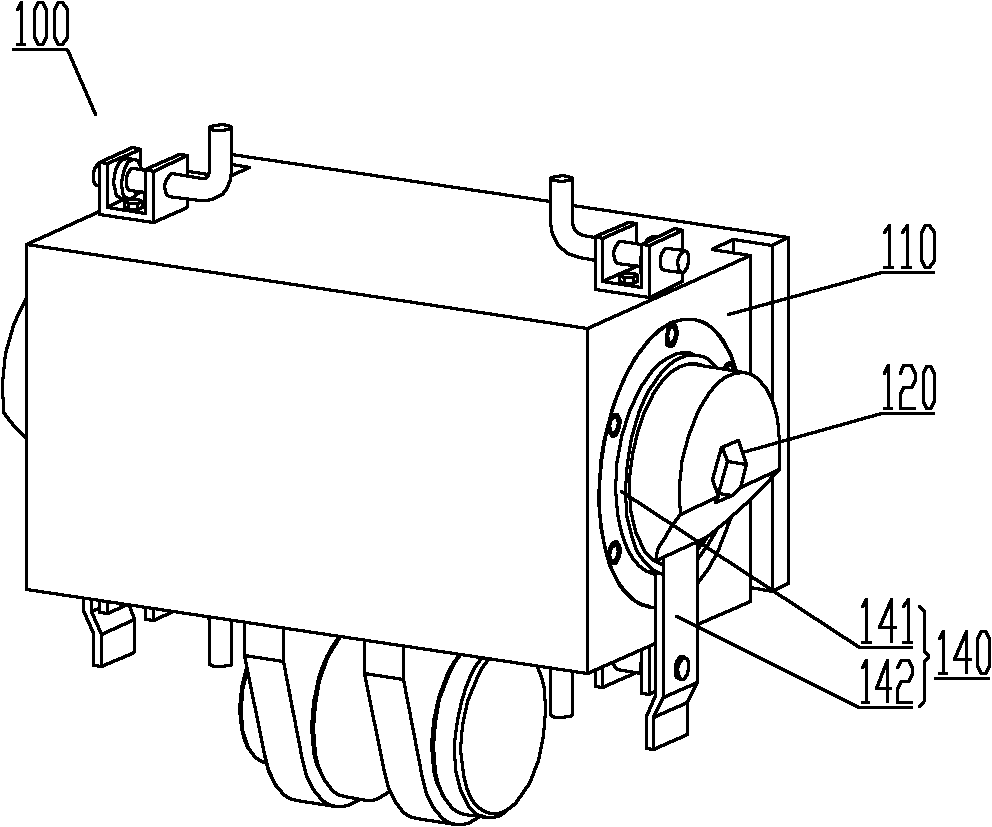 Building machine climbing device and self-climbing method and guide seat thereof, and distributing rod