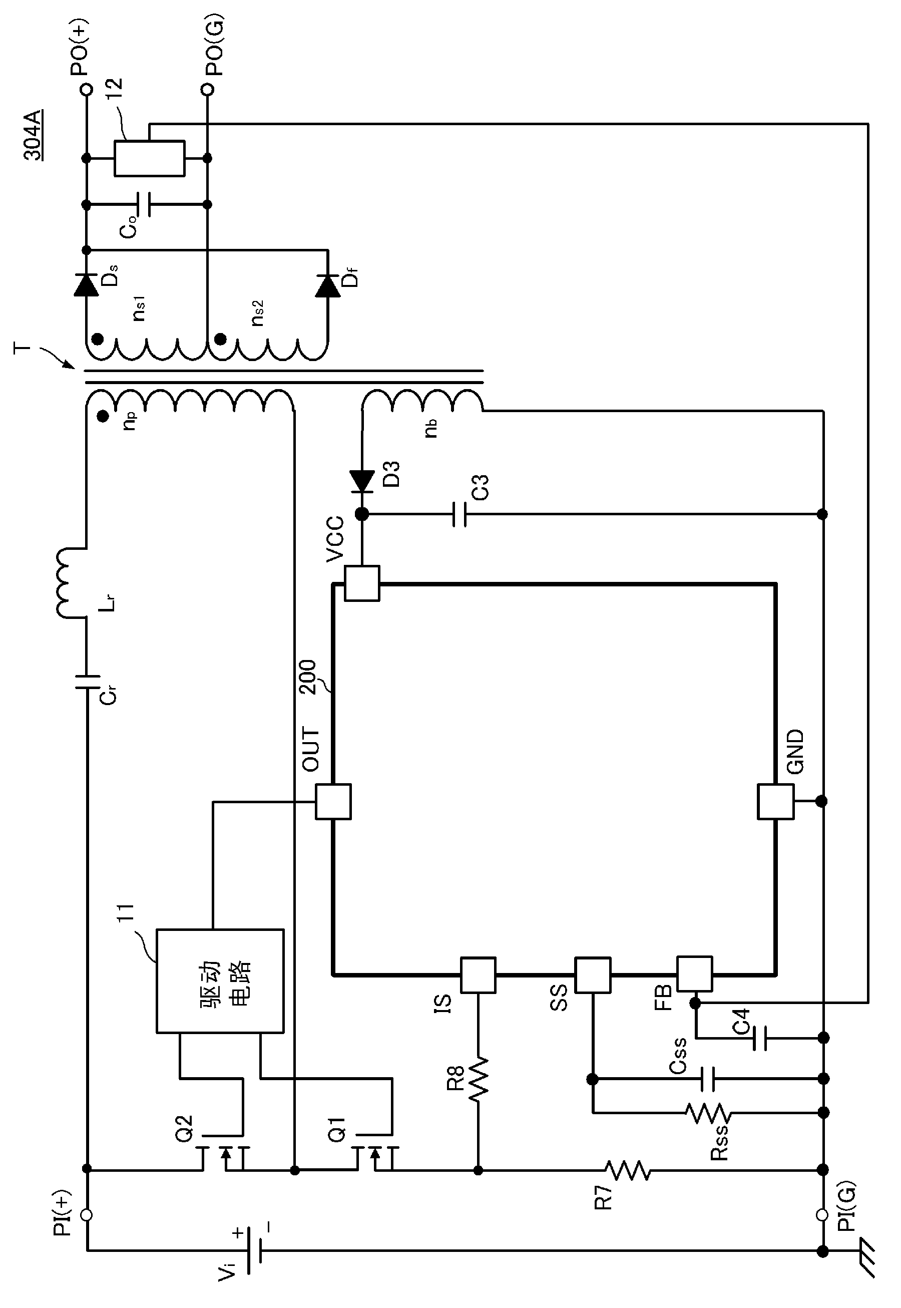 Switching control circuit and switching power supply device
