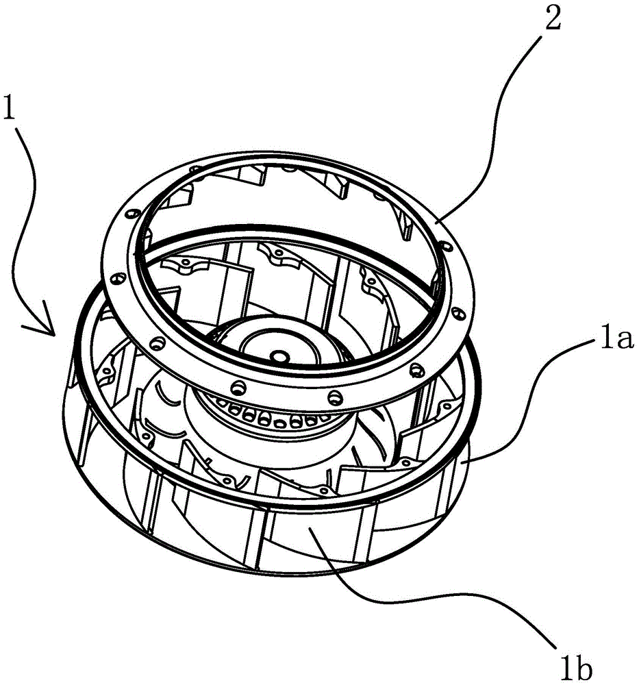 Impeller of centrifugal fan
